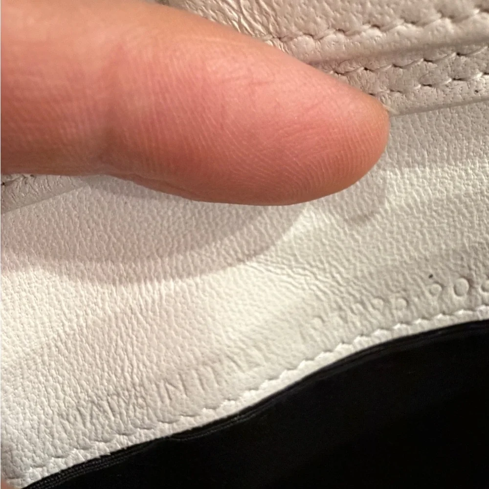Balenciaga Cream Leather Wallet